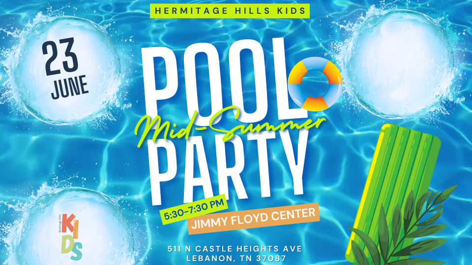hh kids mid summer pool party presentation