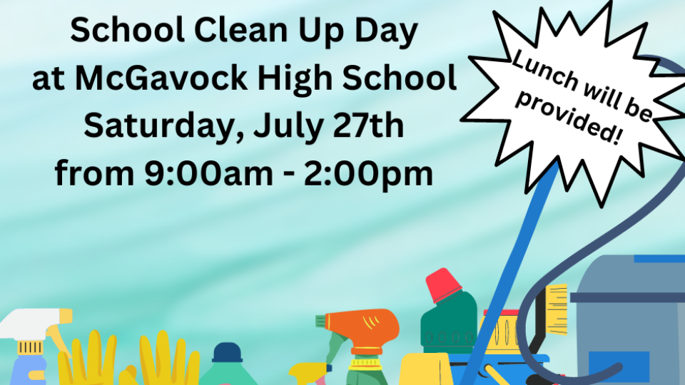 school partner clean up day at mcgavock 2